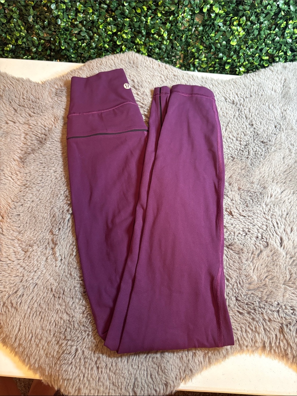 lululemon athletica Plum High-Rise Performance Leggings Size 2